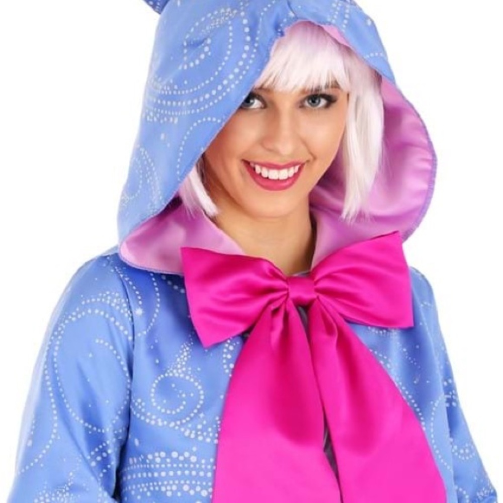 Disney Cinderella fairy  2 piece hooded Godmother custome - Picture 7 of 16